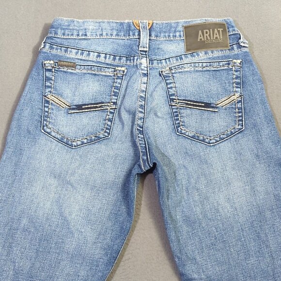 Ariat Jeans Men's 29x30 Blue M7 Slim Wessley Straight Western Denim - Picture 3 of 12